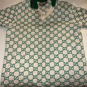 Men Gucci polo shirt size Small